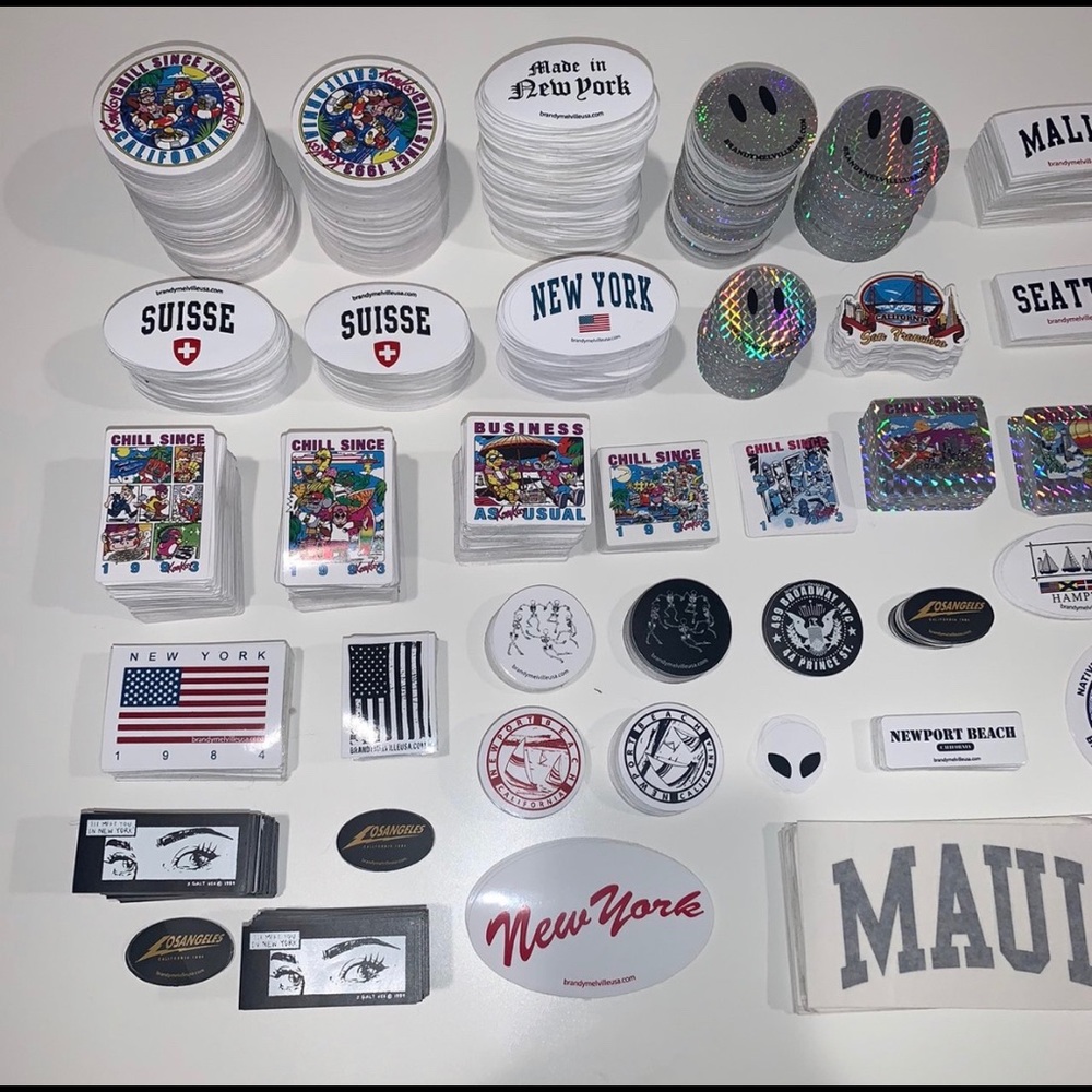 50 - 100 brandy stickers 🪐